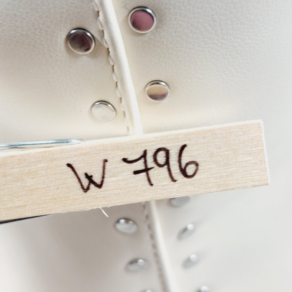 New BP. Wylie Ivory Faux Leather Studded Bootie W796 - Picture 13 of 13